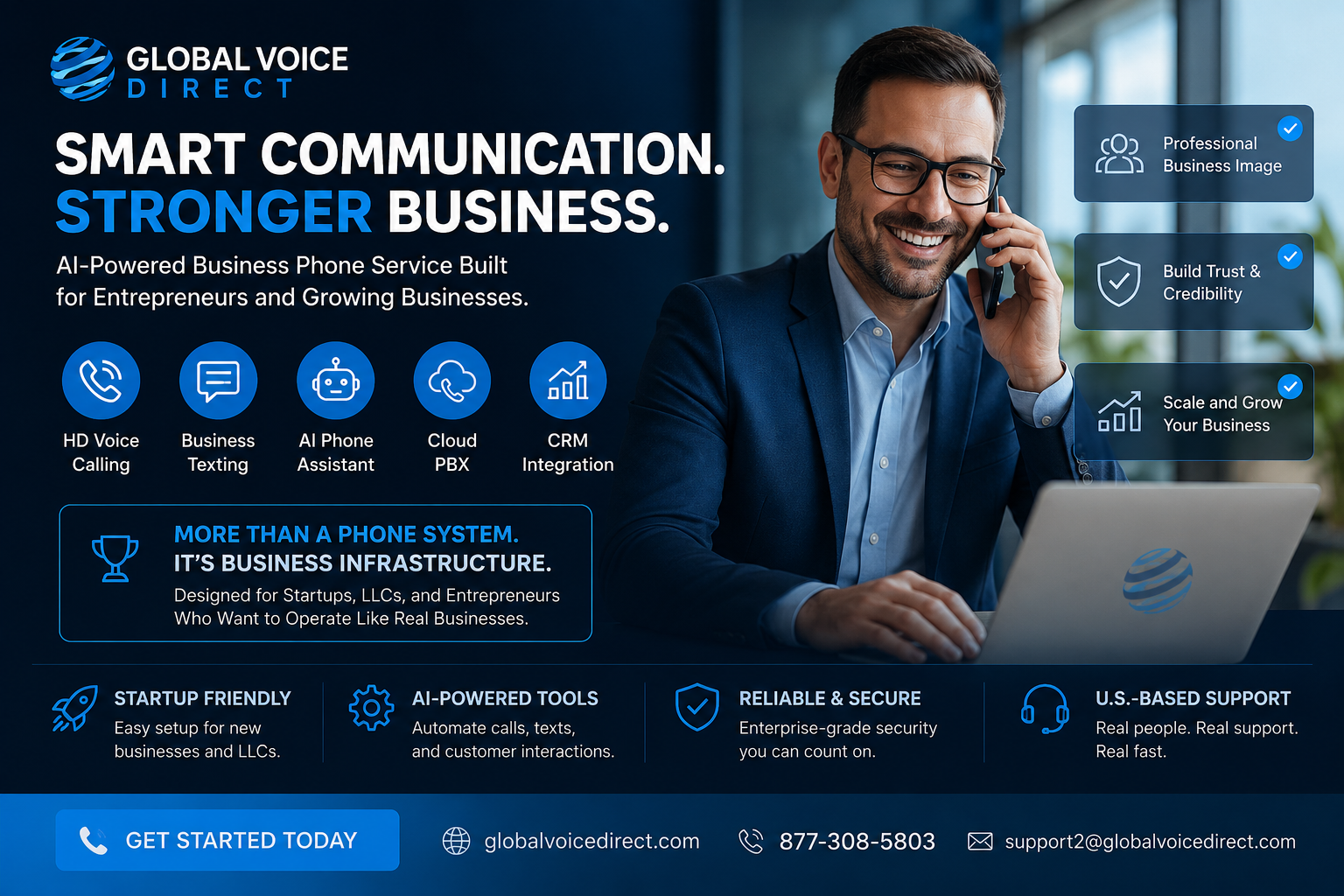 AI phone assistant for CRM workflow automation and lead capture