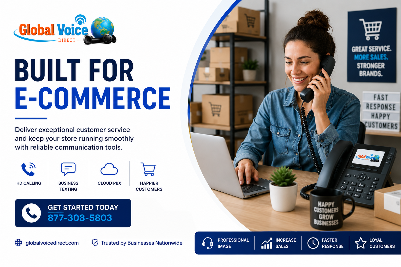 VoIP Business Phone System for eCommerce